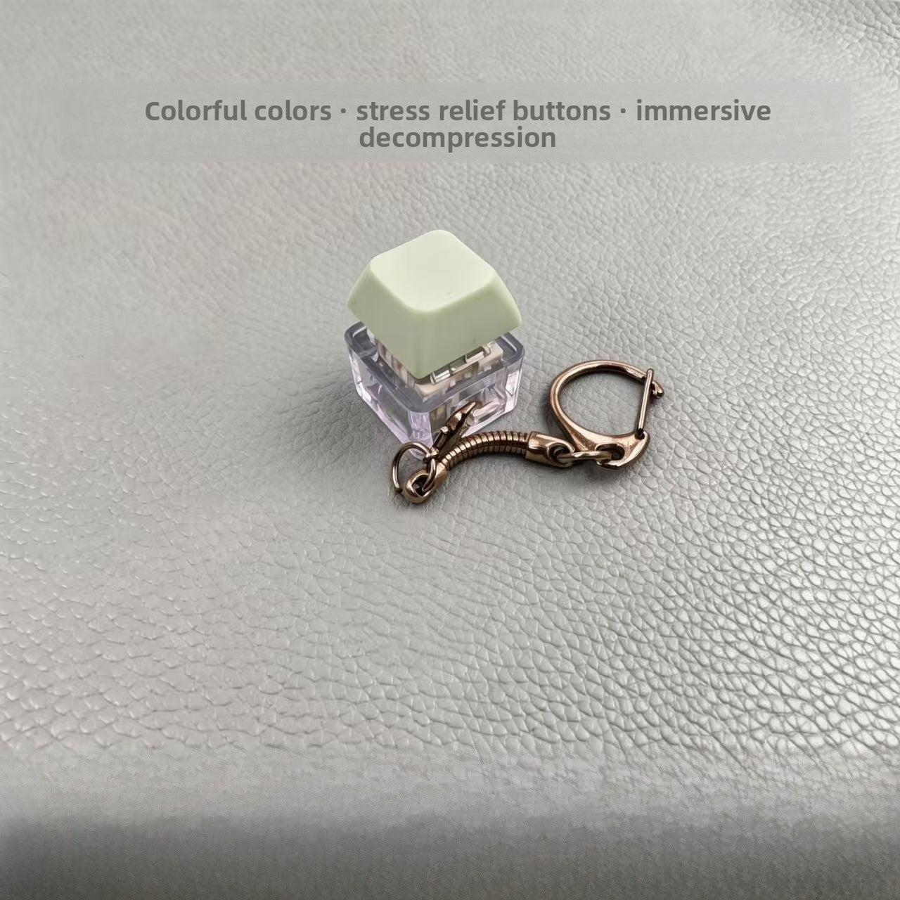 Key Pattern Fidget Toy Made Of Durable ABS Material In Natural Pink, Perfect Stress Relief Toy