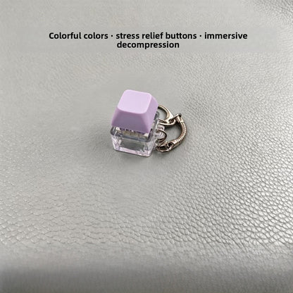 Key Pattern Fidget Toy Made Of Durable ABS Material In Natural Pink, Perfect Stress Relief Toy