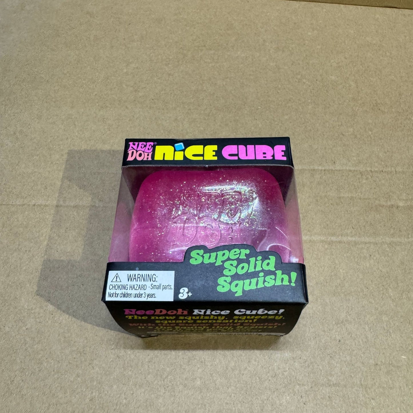 Square Squishy Toy Made Of TPR Featuring Luminous Craft, Available As Slow Rebound Toy