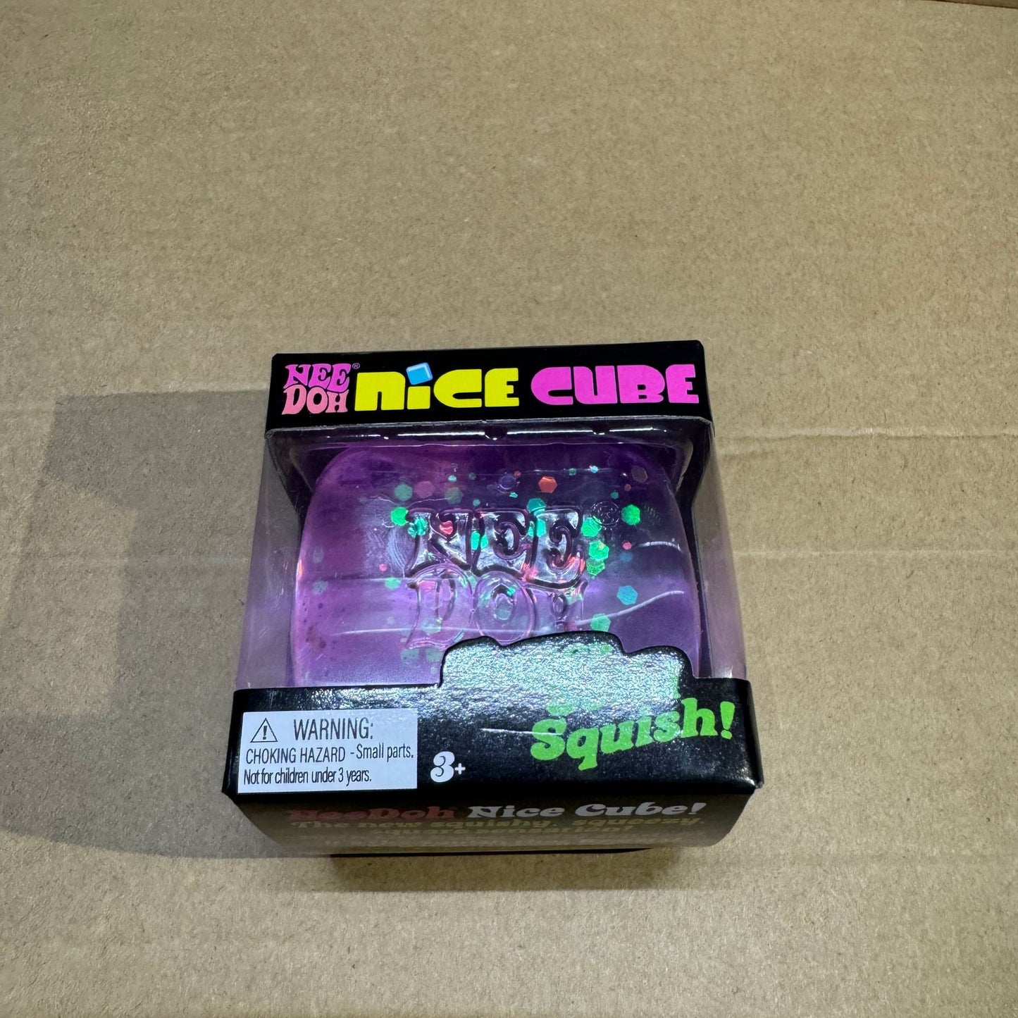 Square Squishy Toy Made Of TPR Featuring Luminous Craft, Available As Slow Rebound Toy