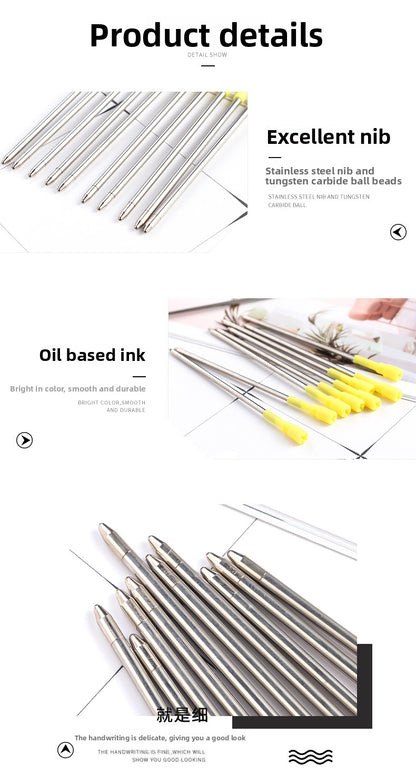 Gem Alloy Refill For Stationery Pens Featuring Durable Material And Smooth Writing