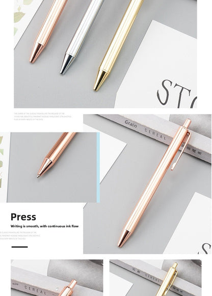 Ballpoint Pen 1 PCS Package Made Of Durable Alloy Material For Smooth Writing