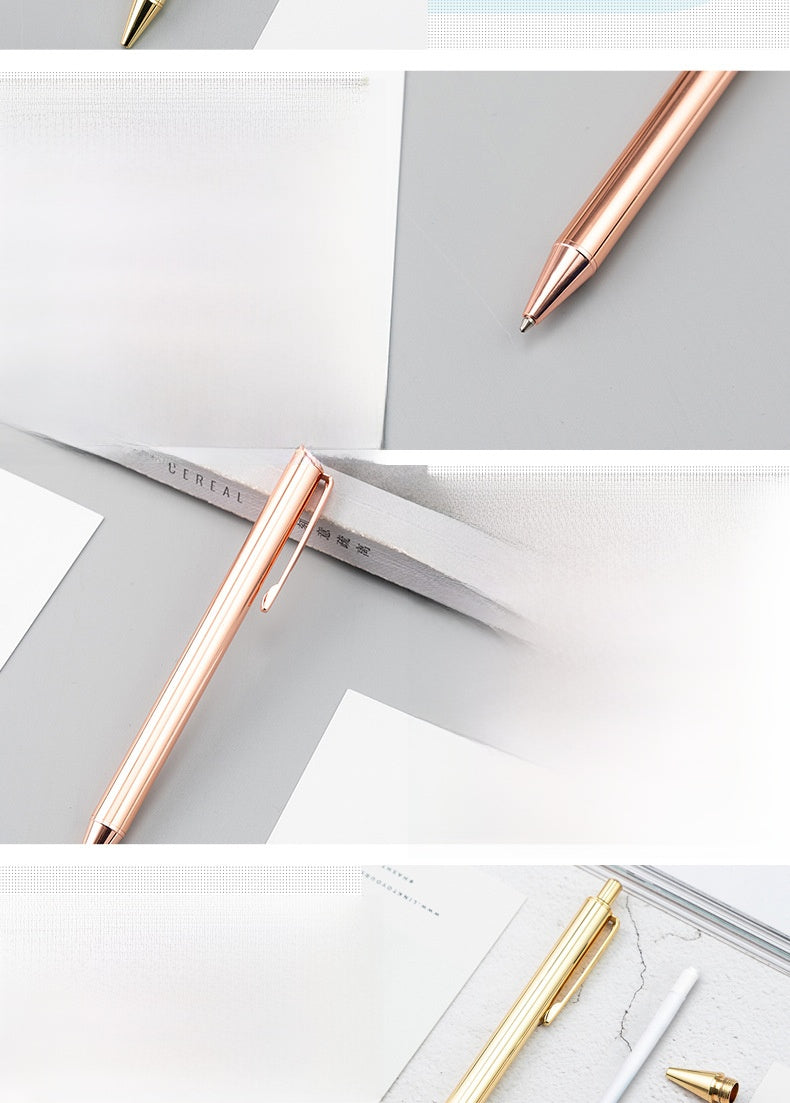 Ballpoint Pen 1 PCS Package Made Of Durable Alloy Material For Smooth Writing