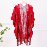 Red (slit with Ruffled Edges)