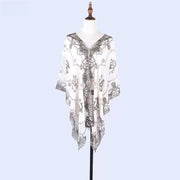 Beige [Chain Shawl]