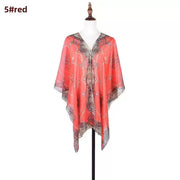 Red [Chain Shawl]