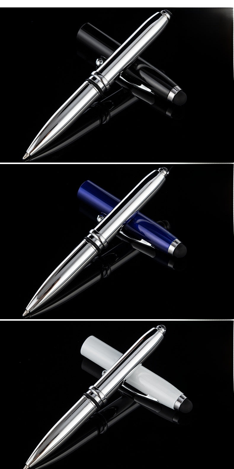 Solid Color Ballpoint Pen Featuring Smooth Writing And Comfortable Grip, Available In Classic Blue