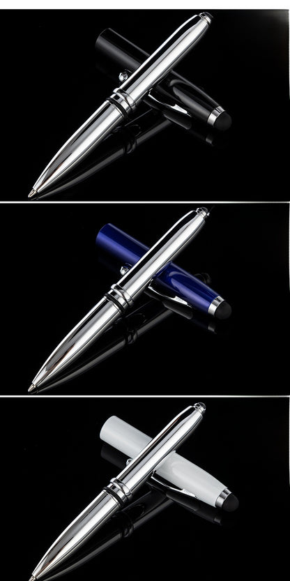Solid Color Ballpoint Pen Featuring Smooth Writing And Comfortable Grip, Available In Classic Blue
