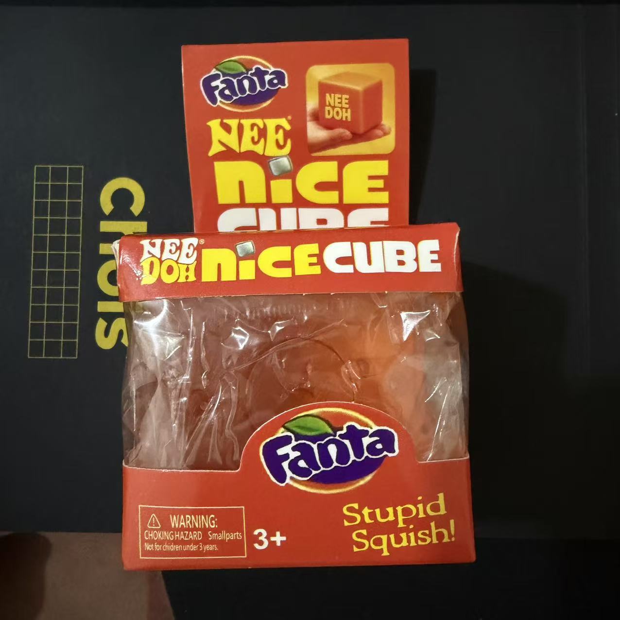 Ice Cube Squishy Toy Made Of Soft TPR Material, Stress Relief Toy Available In Colour