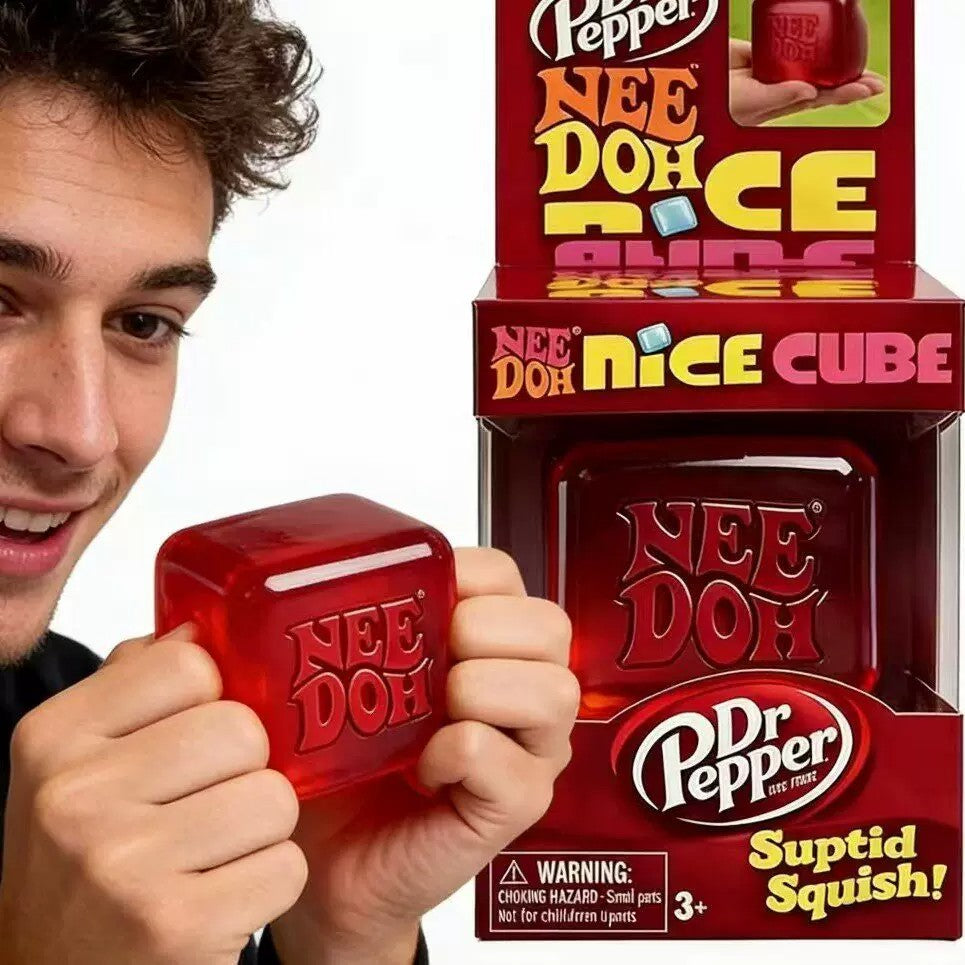 Ice Cube Squishy Toy Made Of Soft TPR Material, Stress Relief Toy Available In Colour
