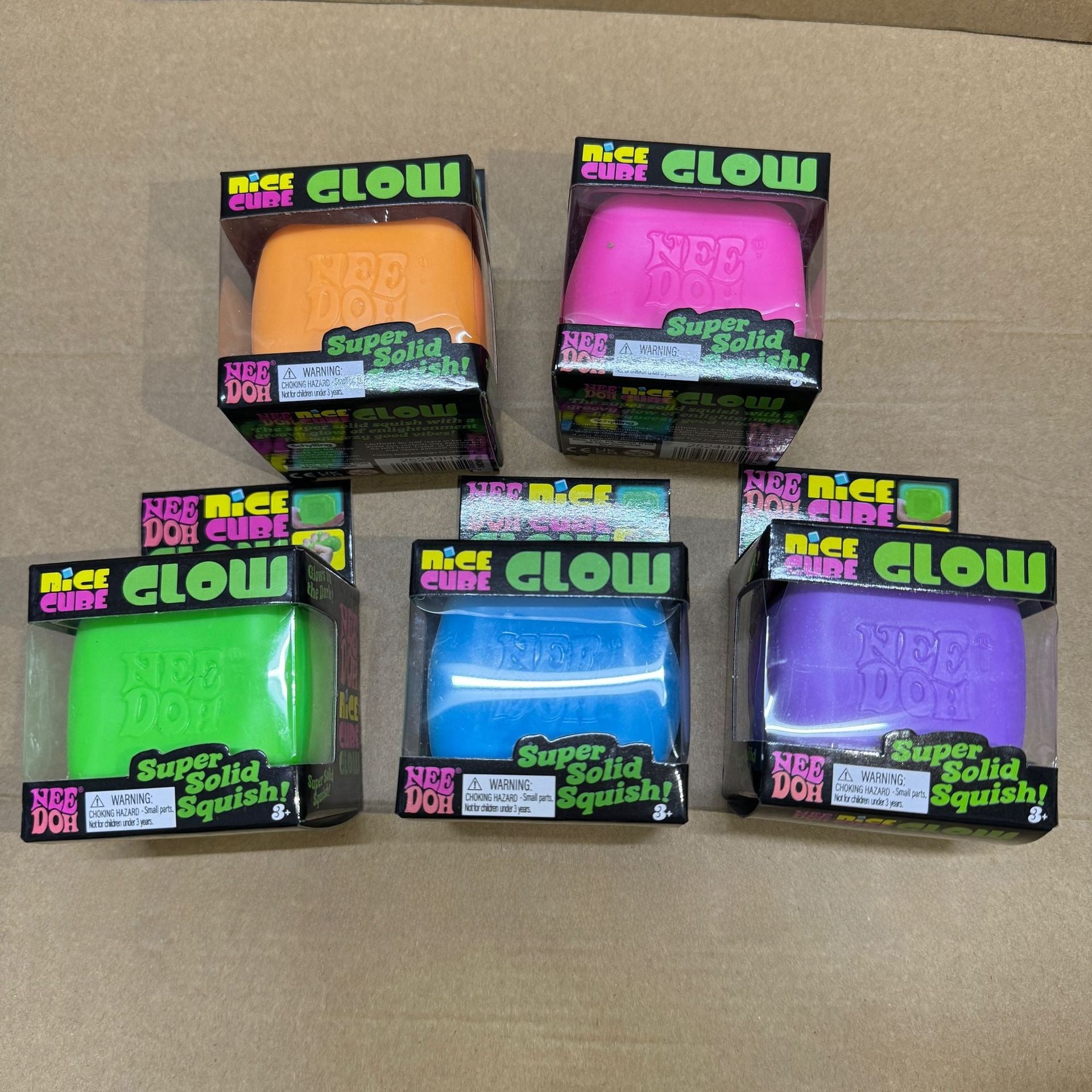 Square Squishy Toy Made Of TPR Featuring Luminous Craft, Available As Slow Rebound Toy