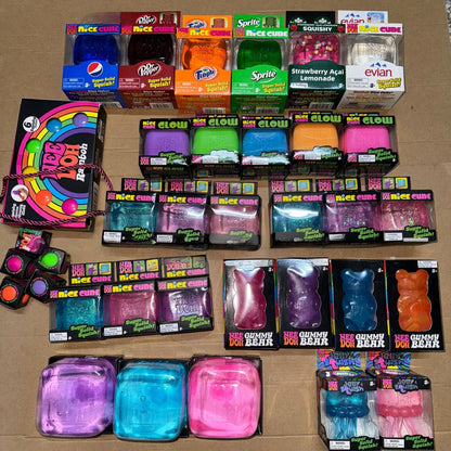 Square Squishy Toy Made Of TPR Featuring Luminous Craft, Available As Slow Rebound Toy