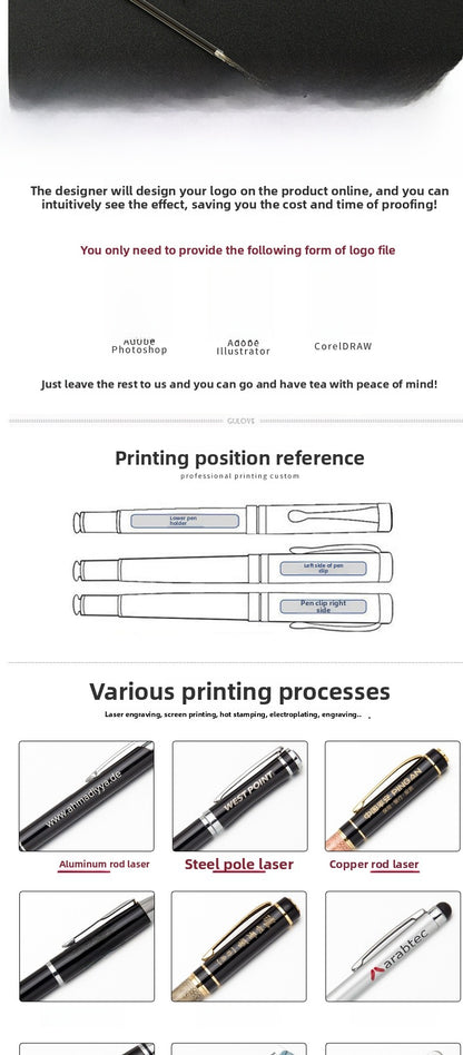 Solid Color Alloy Ballpoint Pen Featuring Durable Construction And Smooth Writing Experience