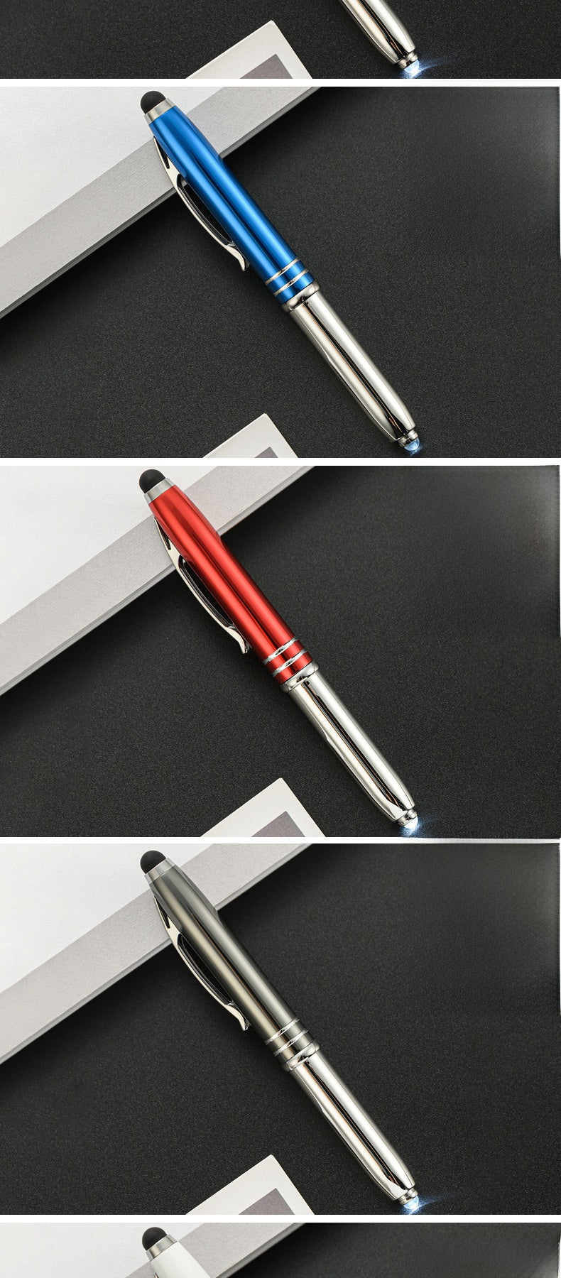 Solid Color Alloy Ballpoint Pen Featuring Durable Construction And Smooth Writing Experience
