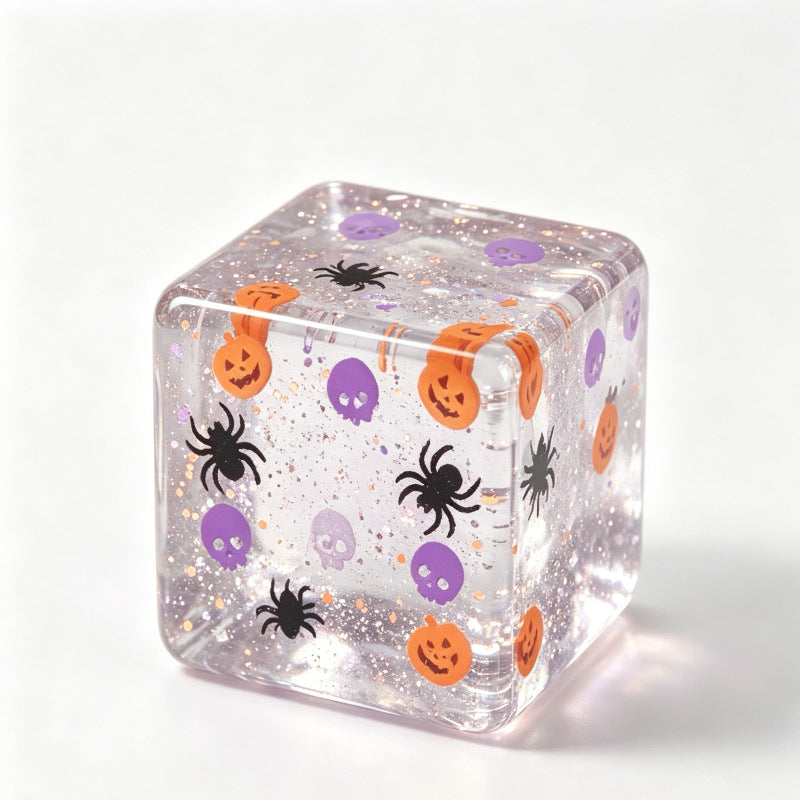 Halloween Pumpkin Squishy Toy Made Of Soft TPR Material, Available In Red For Stress Relief