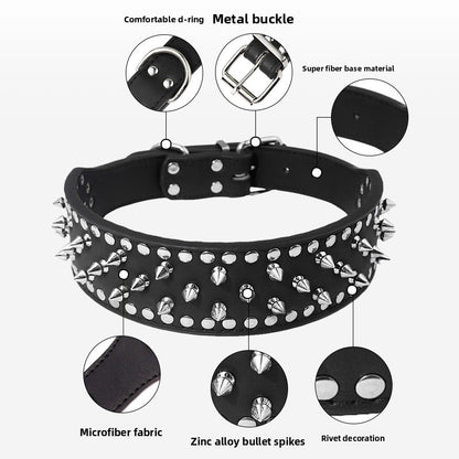 Halloween Cartoon Pet Collar In PU Leather For All Seasons, Durable And Stylish Accessory