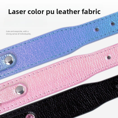 Birthday Bow Tie Pet Collar In PU Leather For All Seasons, Stylish And Comfortable Accessory