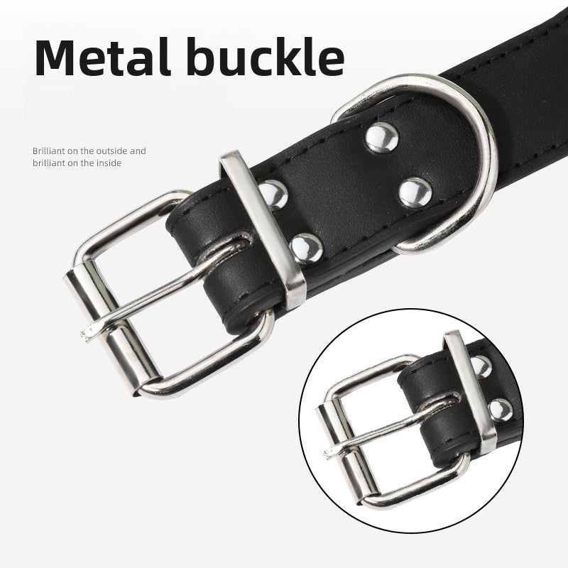 Halloween Cartoon Pet Collar In PU Leather For All Seasons, Durable And Stylish Accessory