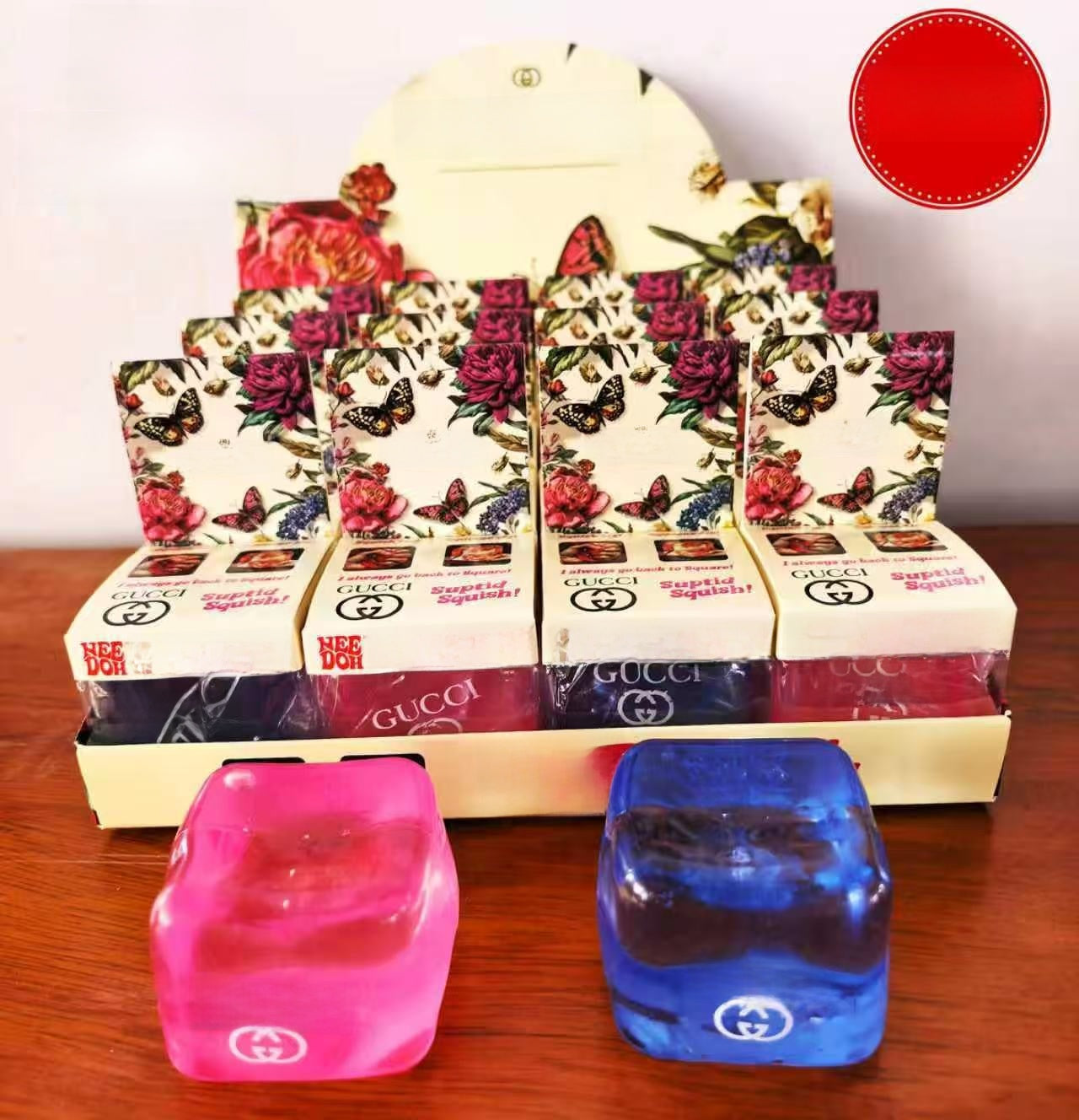Ice Cube Squishy Toy Made Of Durable PVC, Colourful Stress Relief Toy For Relaxation
