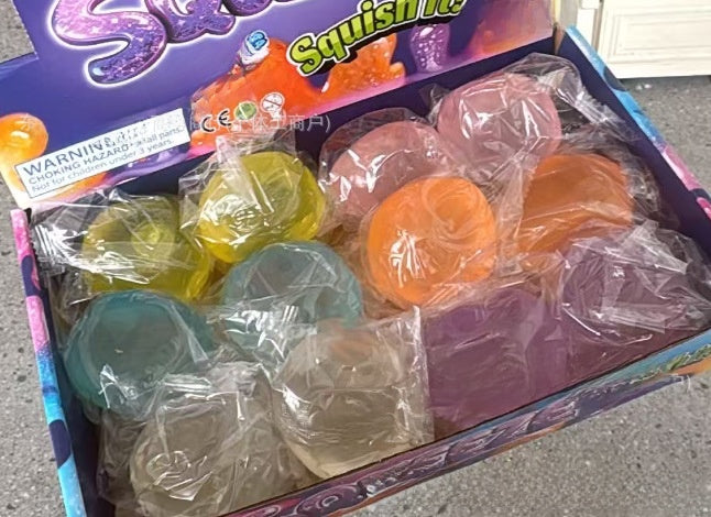 Handmade Transparent Coconut Squishy Toy Made Of Soft TPR Material For Stress Relief And Fun