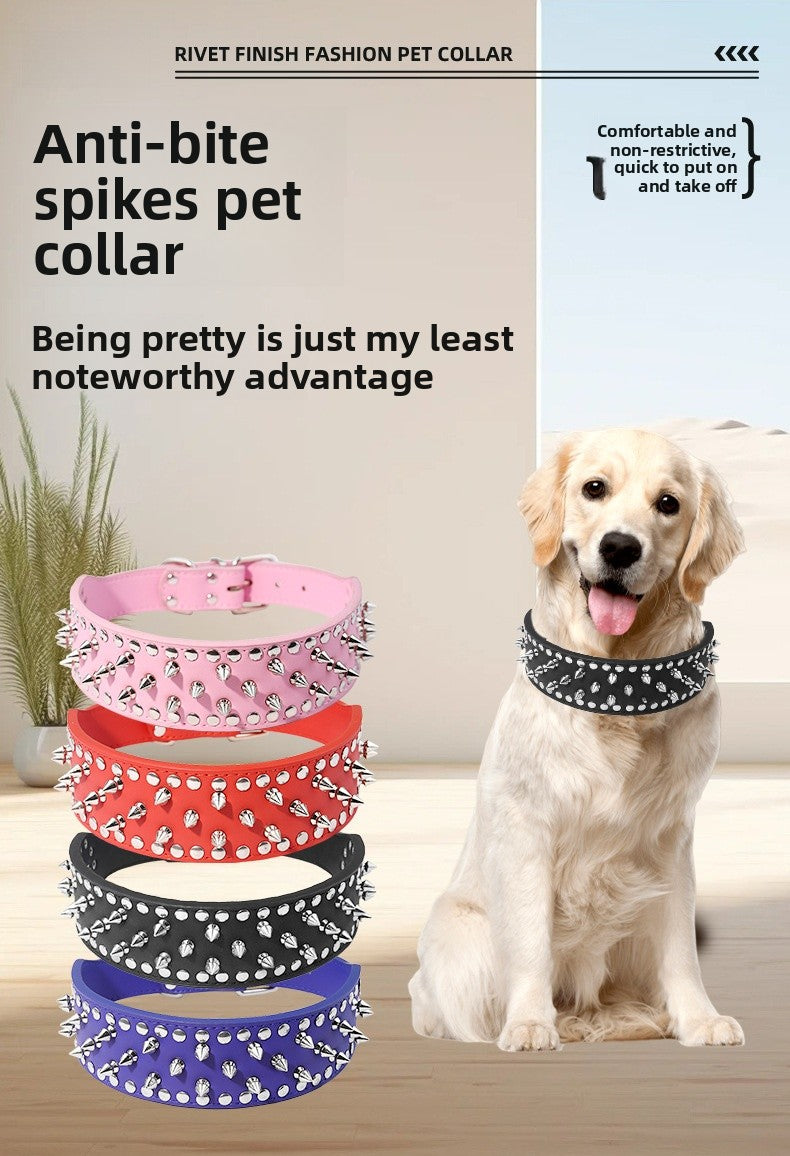 Halloween Cartoon Pet Collar In PU Leather For All Seasons, Durable And Stylish Accessory