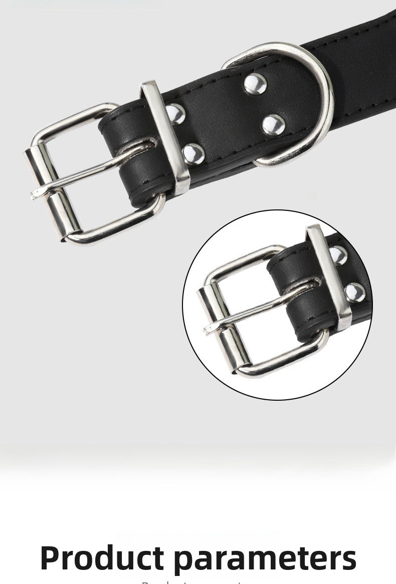 Halloween Cartoon Pet Collar In PU Leather For All Seasons, Durable And Stylish Accessory