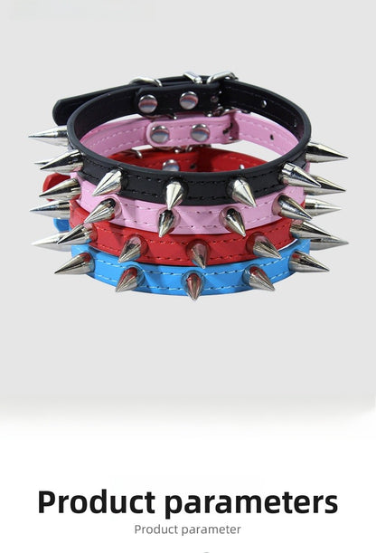 Solid Color PU Leather Pet Collar For All Seasons, Perfect For New Year Celebrations
