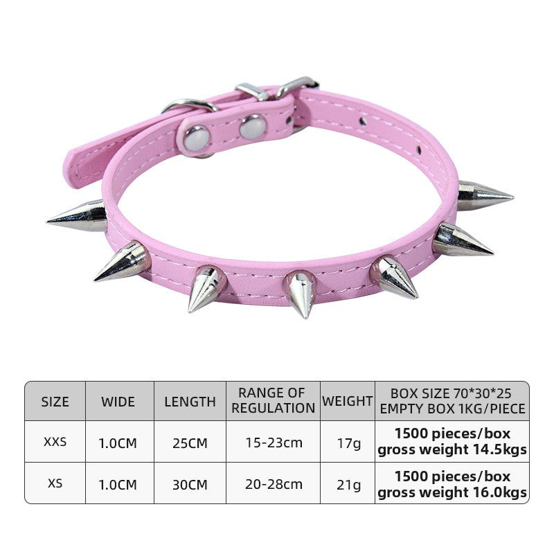 Solid Color PU Leather Pet Collar For All Seasons, Perfect For New Year Celebrations