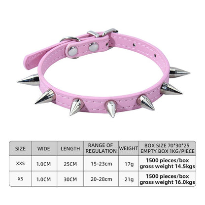Solid Color PU Leather Pet Collar For All Seasons, Perfect For New Year Celebrations