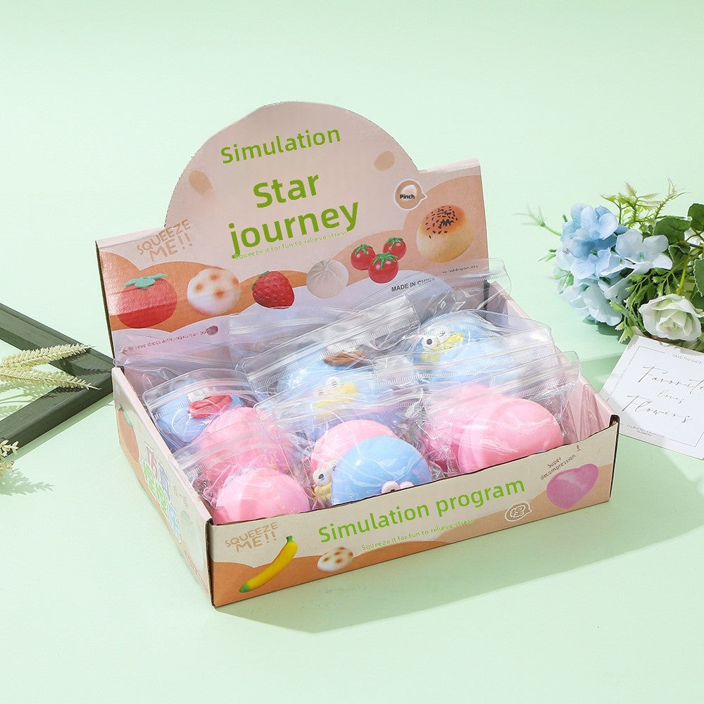 Funny Eye Squishy Toy Made Of Soft TPR Material, Perfect Stress Relief Toy