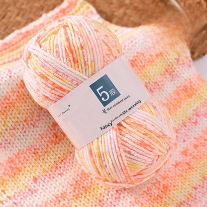 Handmade Kid's Cotton Scarf With Spot Pin, Featuring Knitting Craft