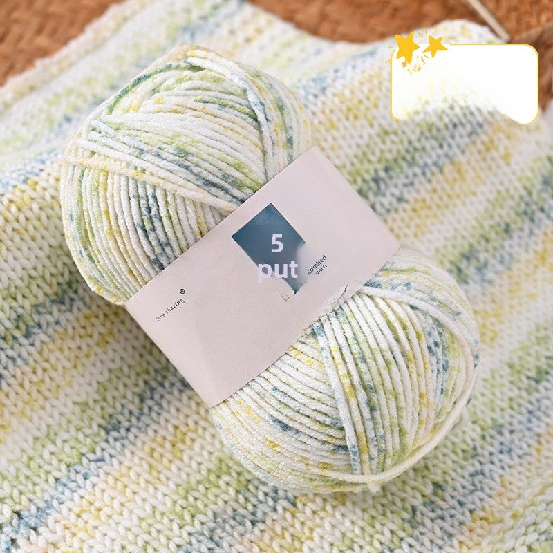 Handmade Kid's Cotton Scarf With Spot Pin, Featuring Knitting Craft