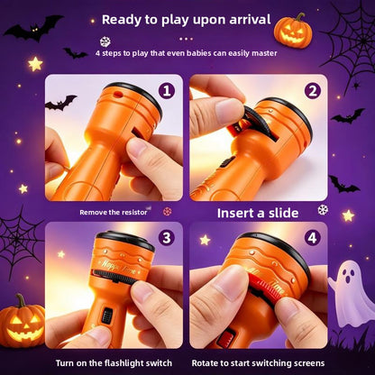 Halloween Pumpkin LED Toy In Orange Plastic, Perfect For Festive Decoration And Fun