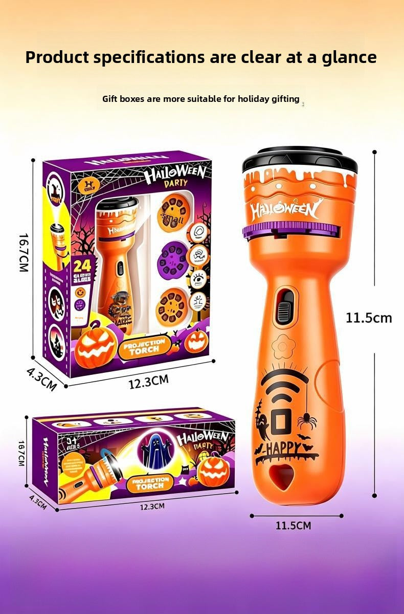 Halloween Pumpkin LED Toy In Orange Plastic, Perfect For Festive Decoration And Fun