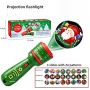 【Green】Christmas Flashlight (Adjustable Brightness) 【Sealed Box】