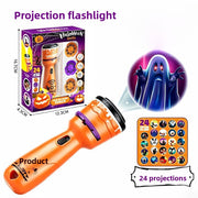 【Orange】Halloween Flashlight (Adjustable Brightness) 【Windowed Box】