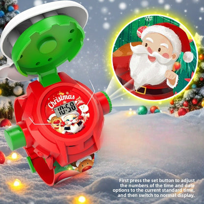 Santa Claus LED Toy For Christmas, Plastic Material, Festive Holiday Decoration