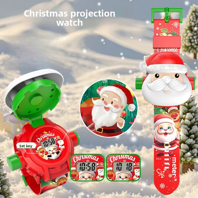 Santa Claus LED Toy For Christmas, Plastic Material, Festive Holiday Decoration