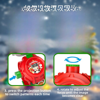 Santa Claus LED Toy For Christmas, Plastic Material, Festive Holiday Decoration