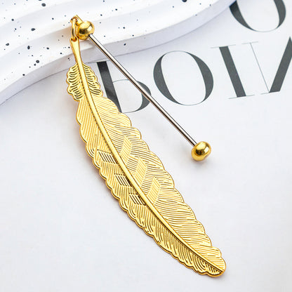 Feather Bookmark For Learning, Made With Artificial Feather Material