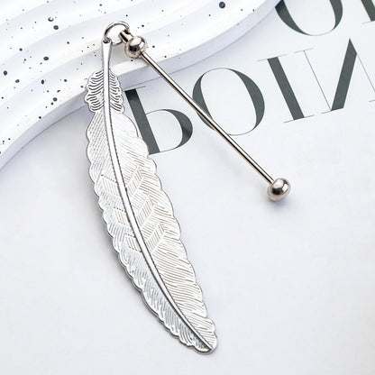 Feather Bookmark For Learning, Made With Artificial Feather Material