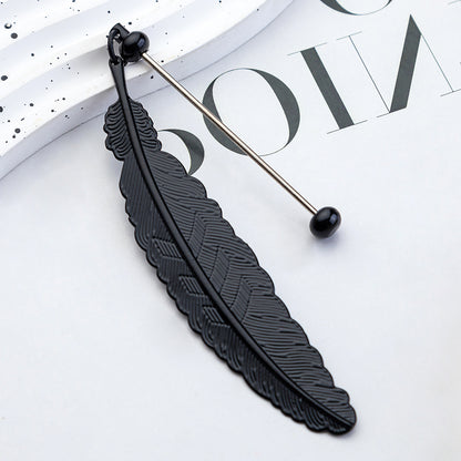 Feather Bookmark For Learning, Made With Artificial Feather Material