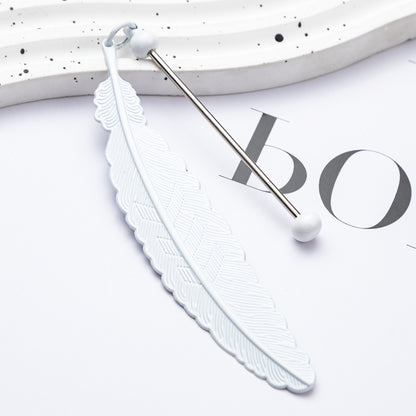 Feather Bookmark For Learning, Made With Artificial Feather Material