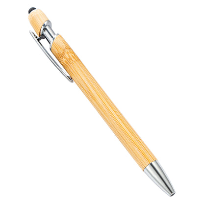 Bamboo Ballpoint Pen Made Of Wood, Eco-Friendly Writing Instrument With Smooth Ink Flow