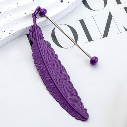 Feather Bookmark For Learning, Made With Artificial Feather Material
