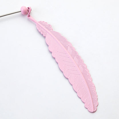 Feather Bookmark For Learning, Made With Artificial Feather Material