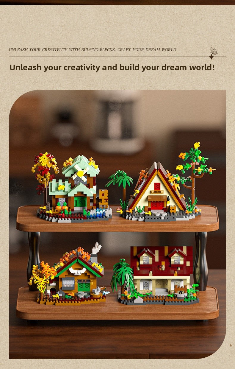Plastic Building Toys Tree Model, Creative Construction Set For Kids