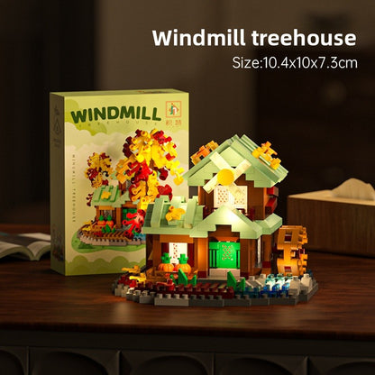 Plastic Building Toys Tree Model, Creative Construction Set For Kids