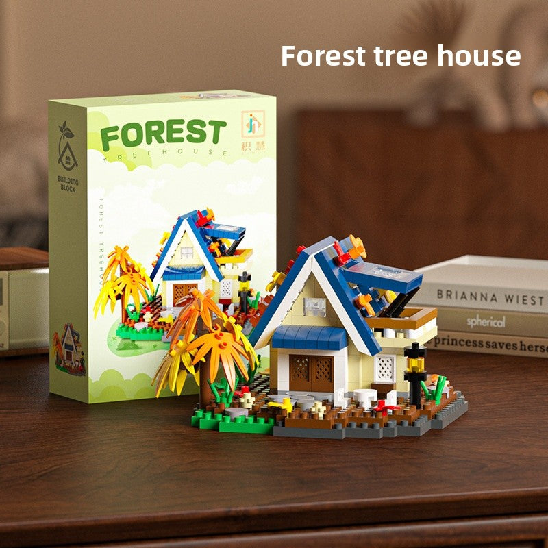 Plastic Building Toys Tree Model, Creative Construction Set For Kids