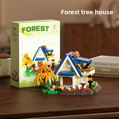 Plastic Building Toys Tree Model, Creative Construction Set For Kids